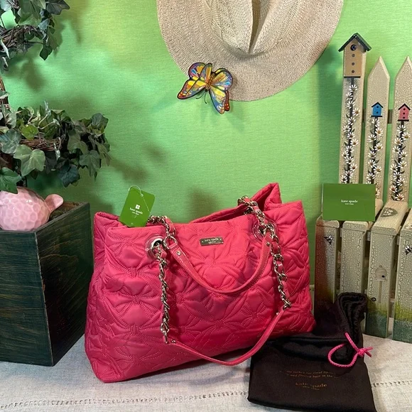 KATE SPADE Quilted Maryanne Gold Coast Shoulder Bag NWT